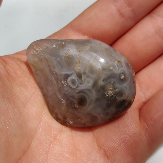 Enhydro Agate Palm Stone (#6)