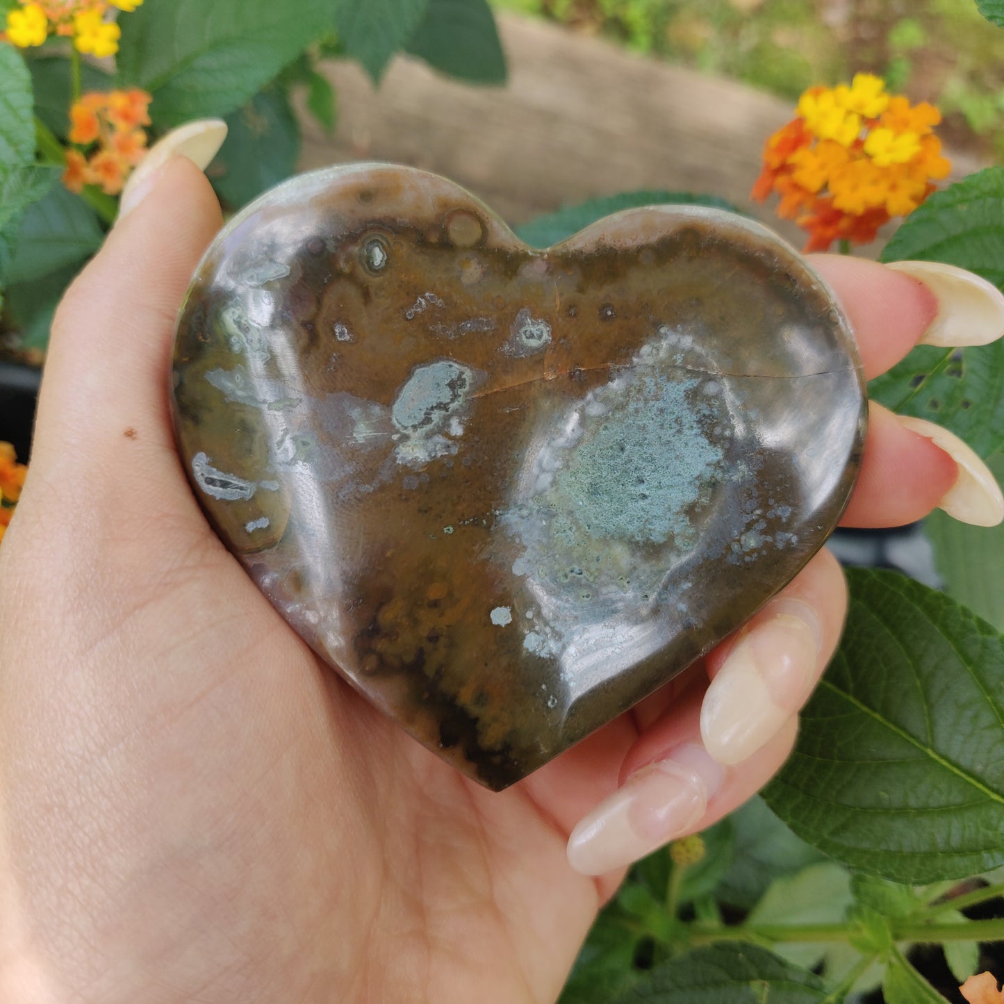 Titanium Amethyst Heart (#11)