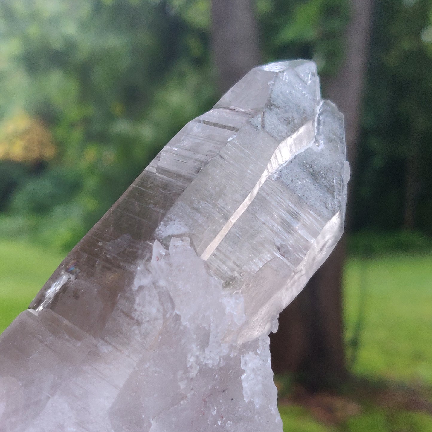Smoky Lemurian Quartz Twin Point (#3)