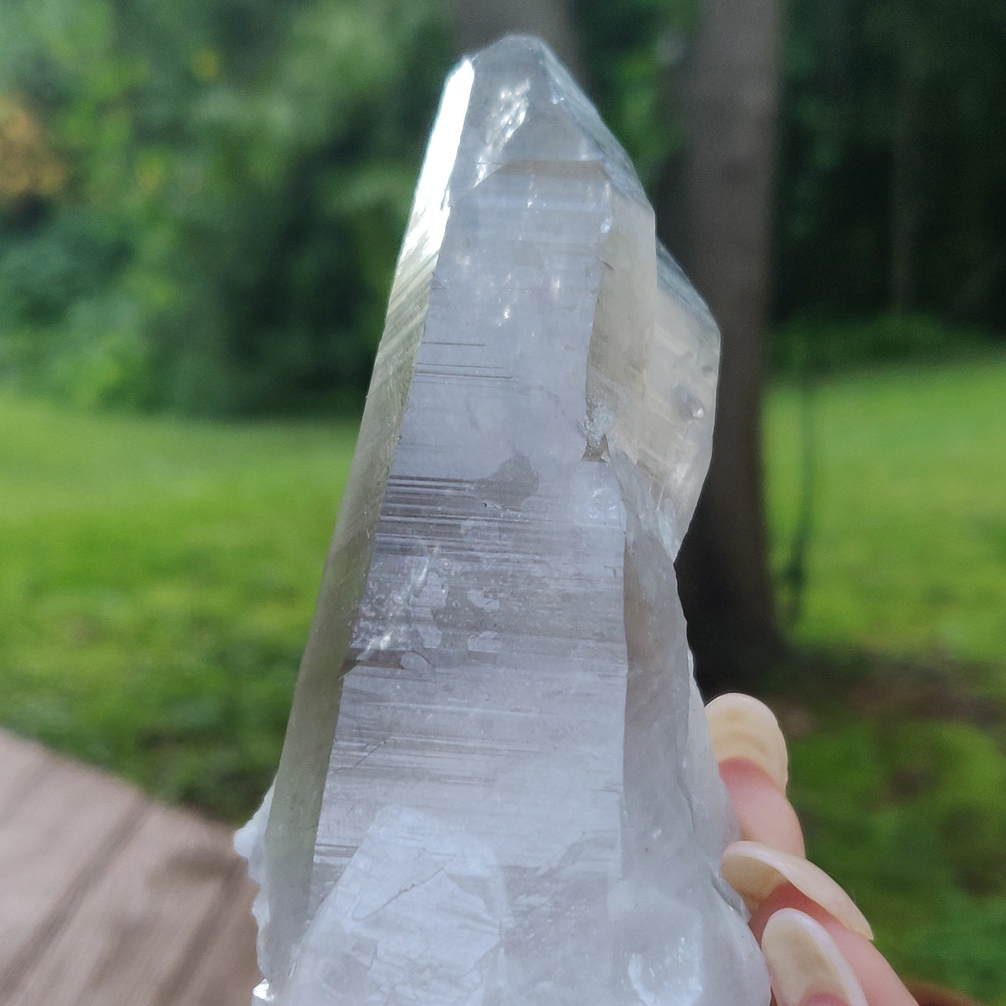 Smoky Lemurian Quartz Twin Point (#3)