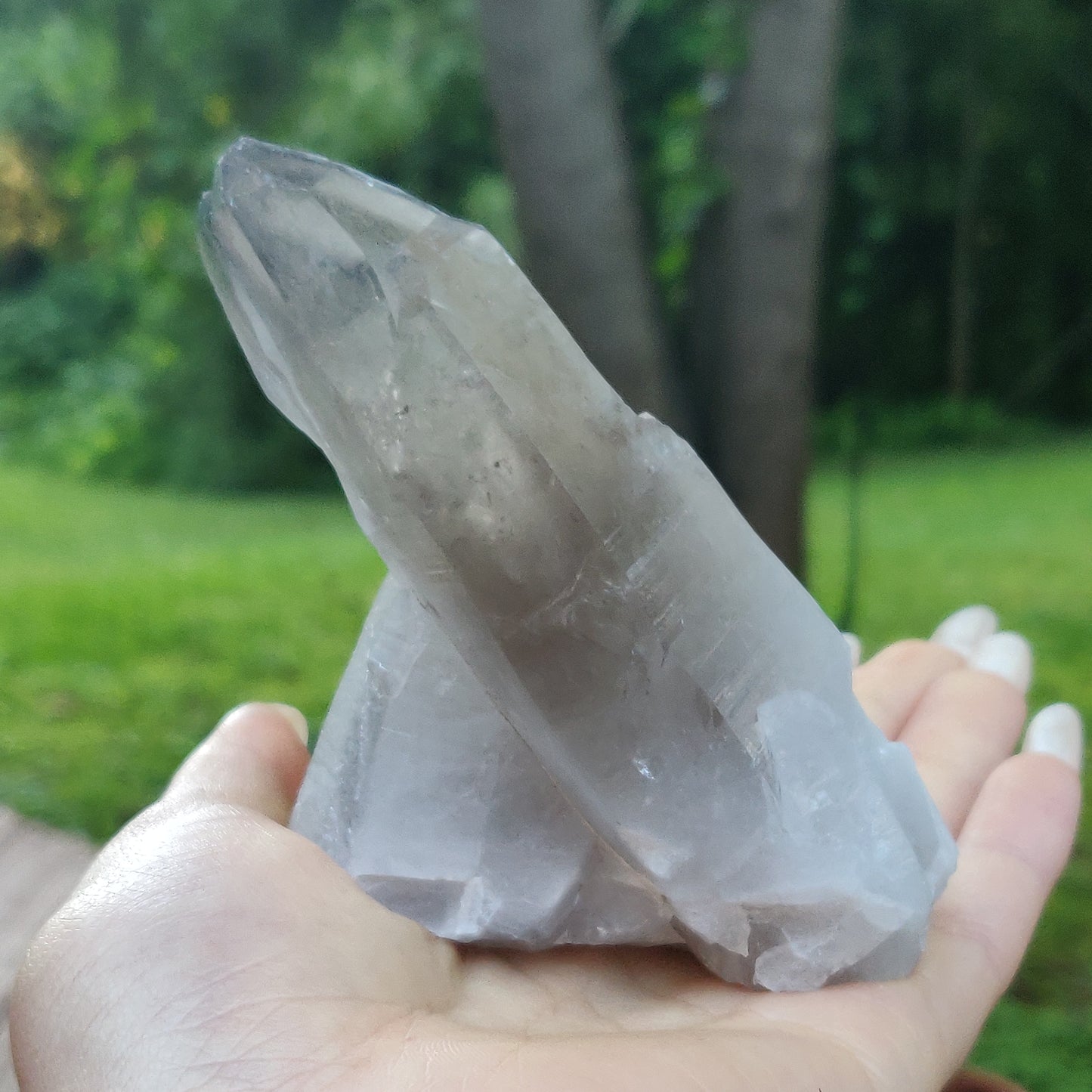 Smoky Lemurian Quartz Twin Point (#3)