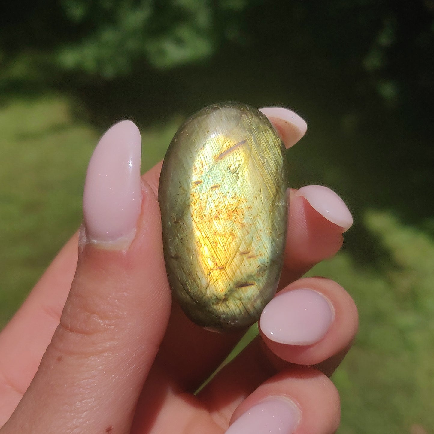 Labradorite Pocket Stone (#198) - Simply Affinity