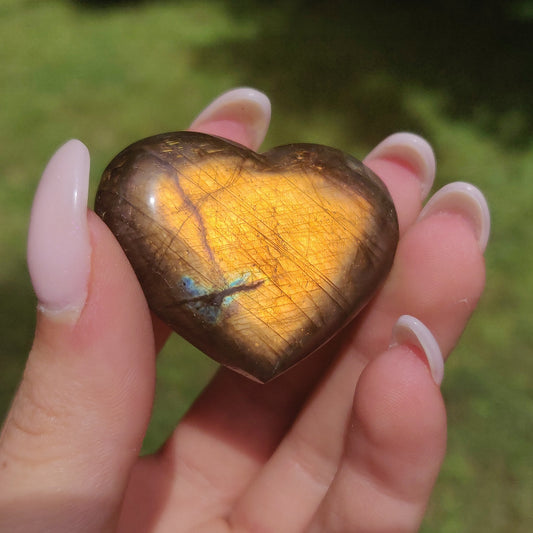 Labradorite Heart (#18) - Simply Affinity