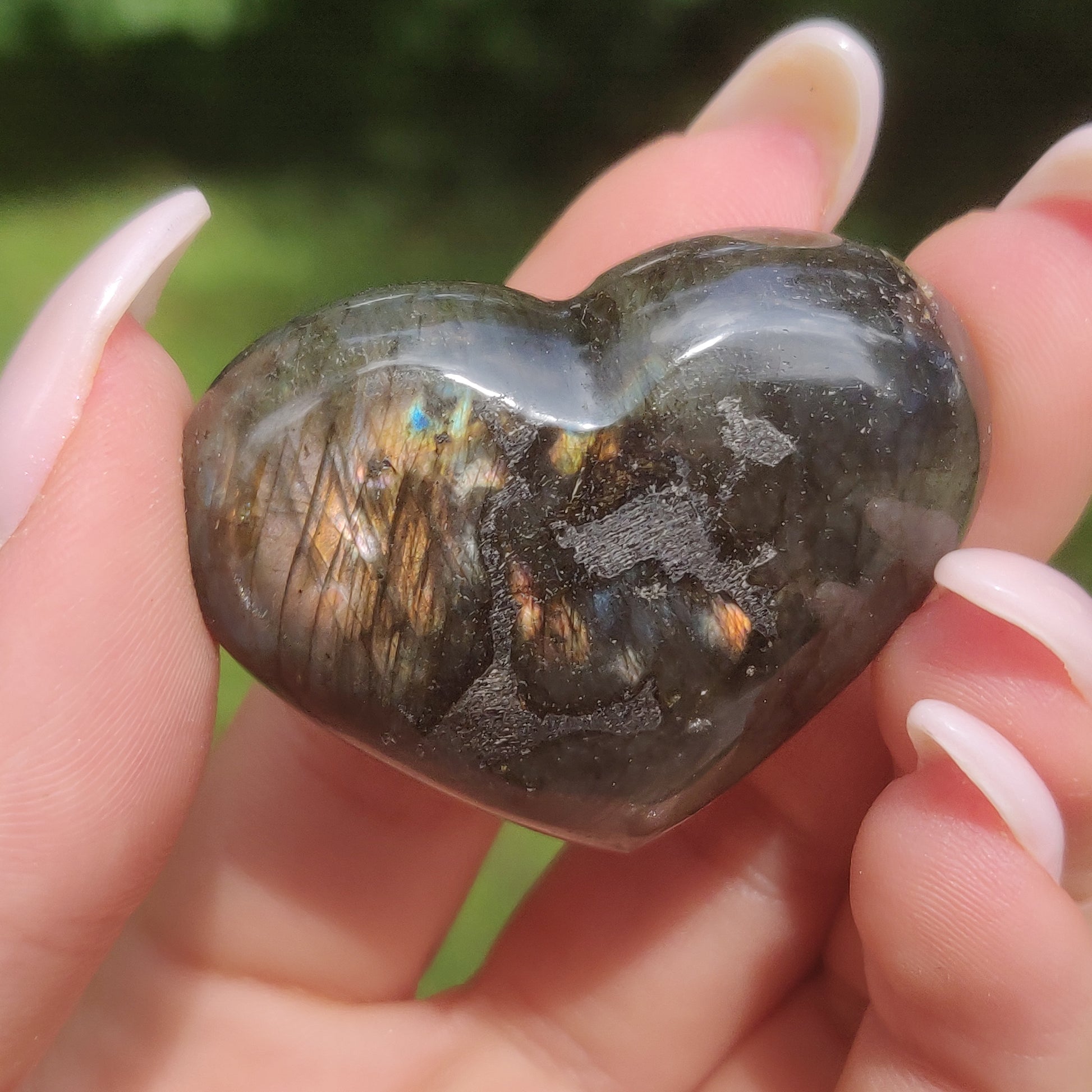 Labradorite Heart (#18) - Simply Affinity