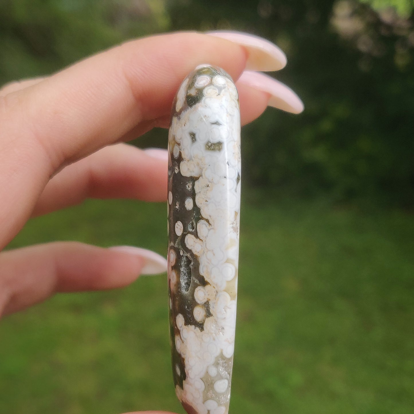 Ocean Jasper Palm Stone (#16)