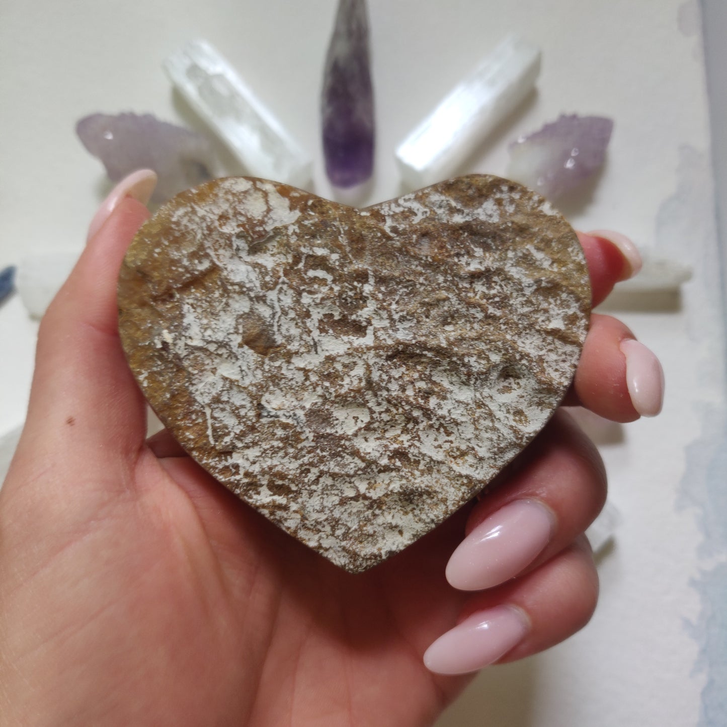 Amethyst Geode & Agate Heart (#26) - Simply Affinity