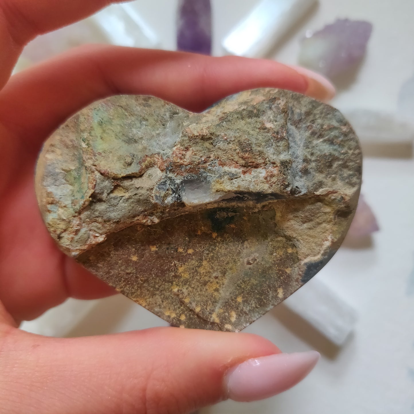 Amethyst Geode & Agate Heart (#28) - Simply Affinity