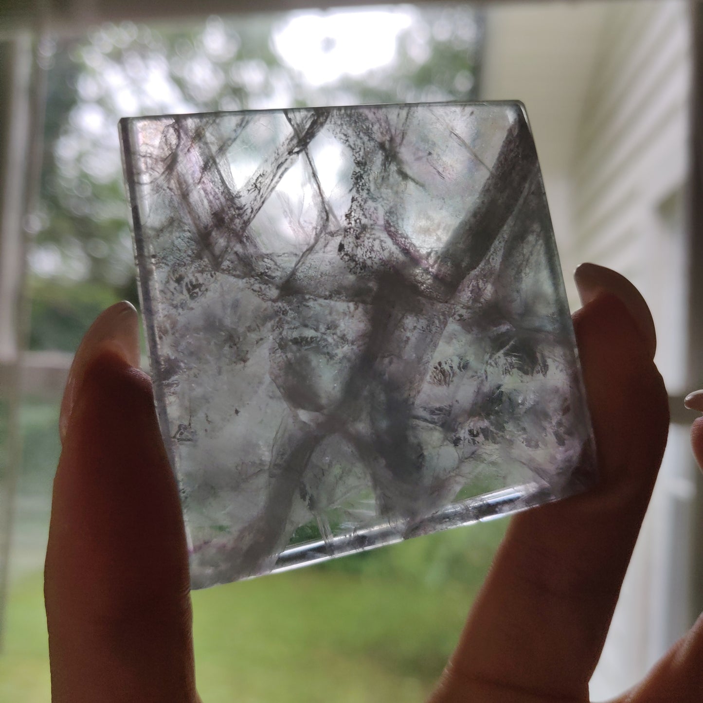 Fluorite Slab, Rainbow Fluorite Slab (#13)