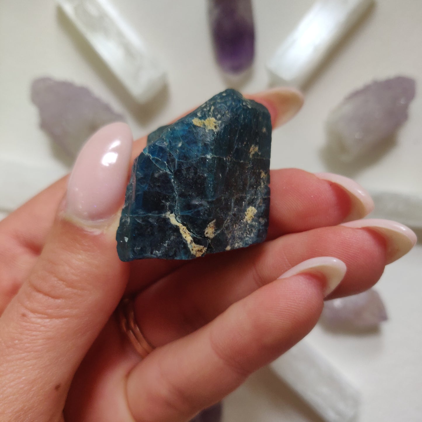 Raw Blue Apatite (#1)