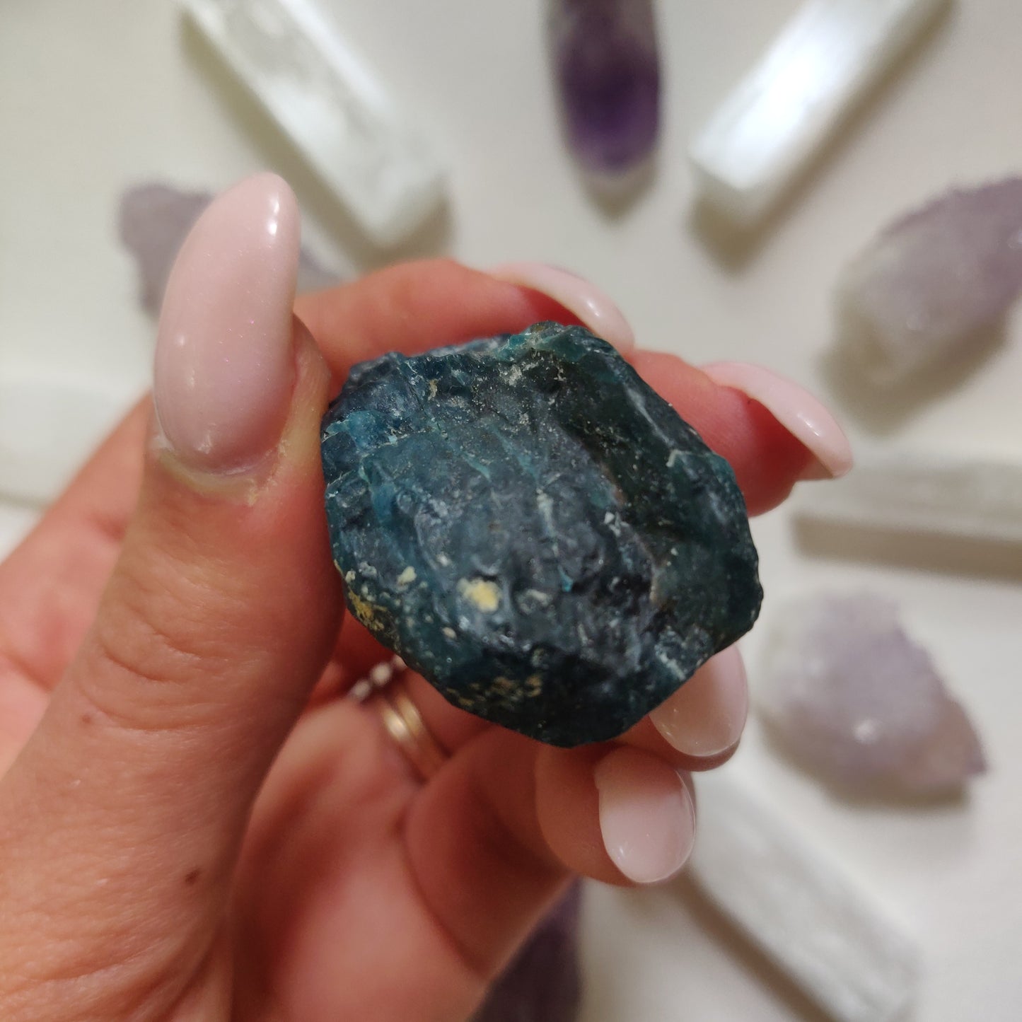 Raw Blue Apatite (#1)