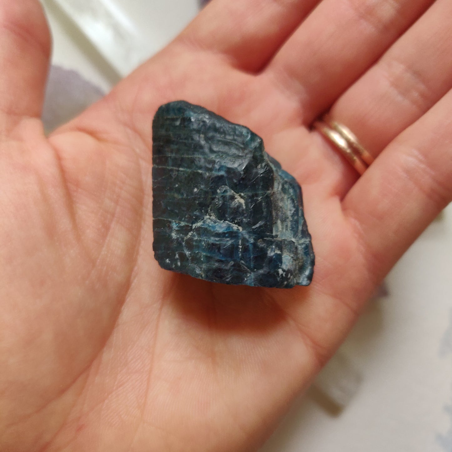 Raw Blue Apatite (#1)