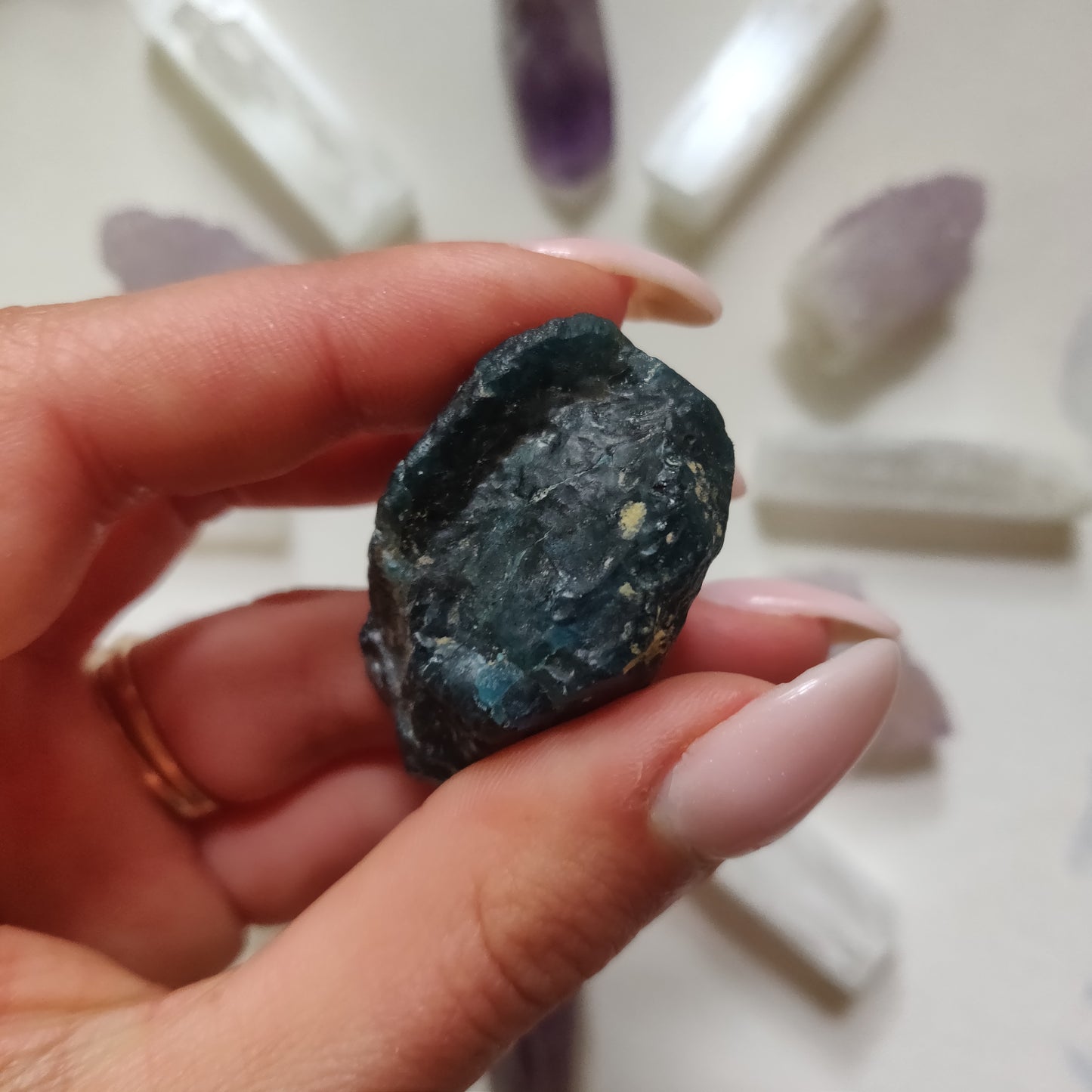Raw Blue Apatite (#1)