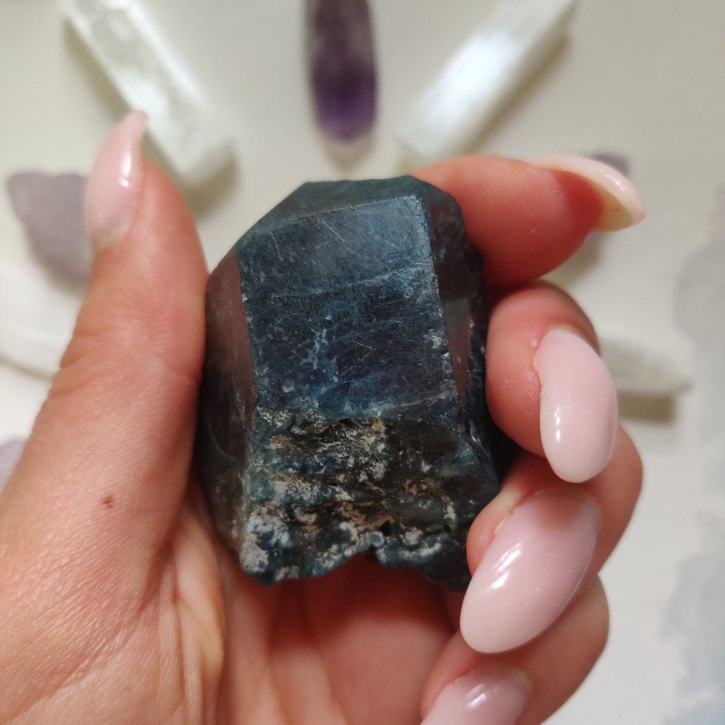 Raw Blue Apatite (#3)