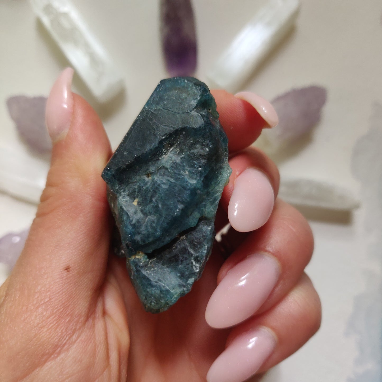 Raw Blue Apatite (#3)