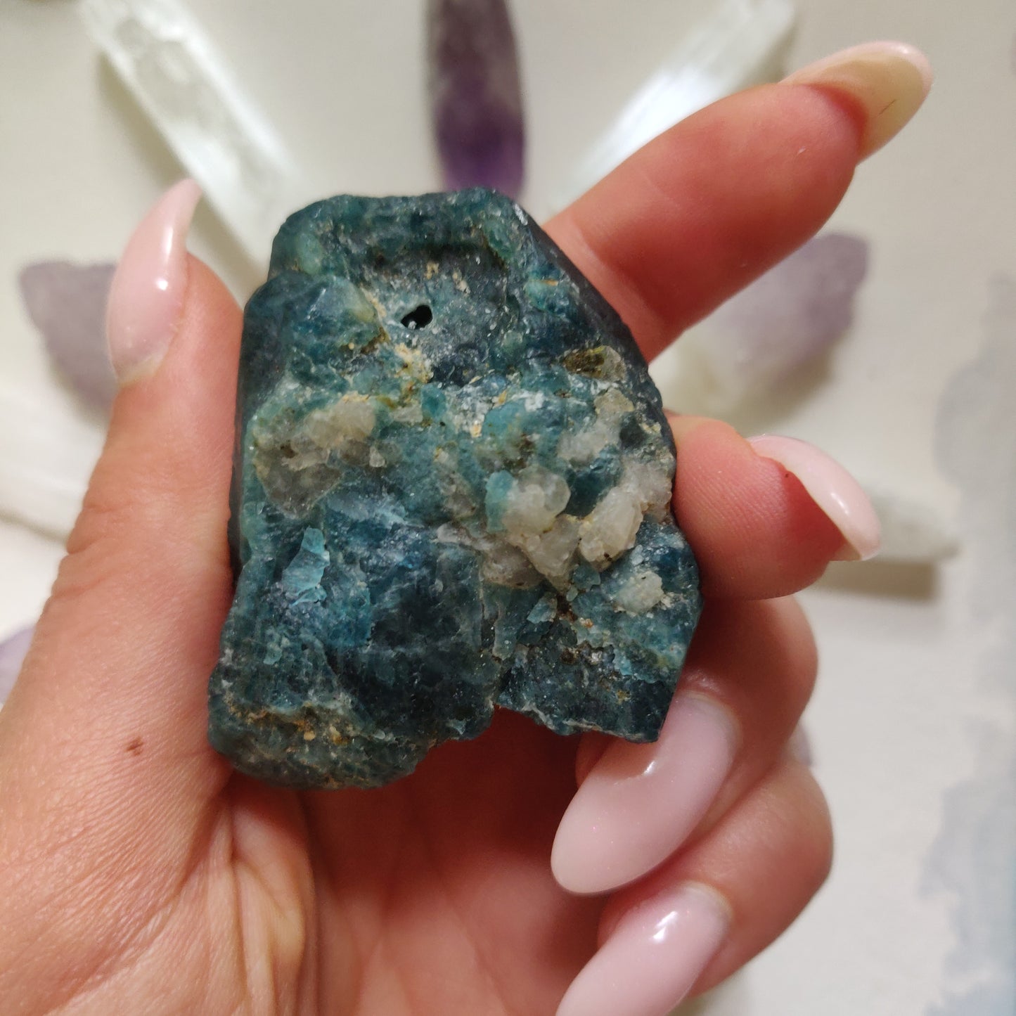 Raw Blue Apatite (#3)