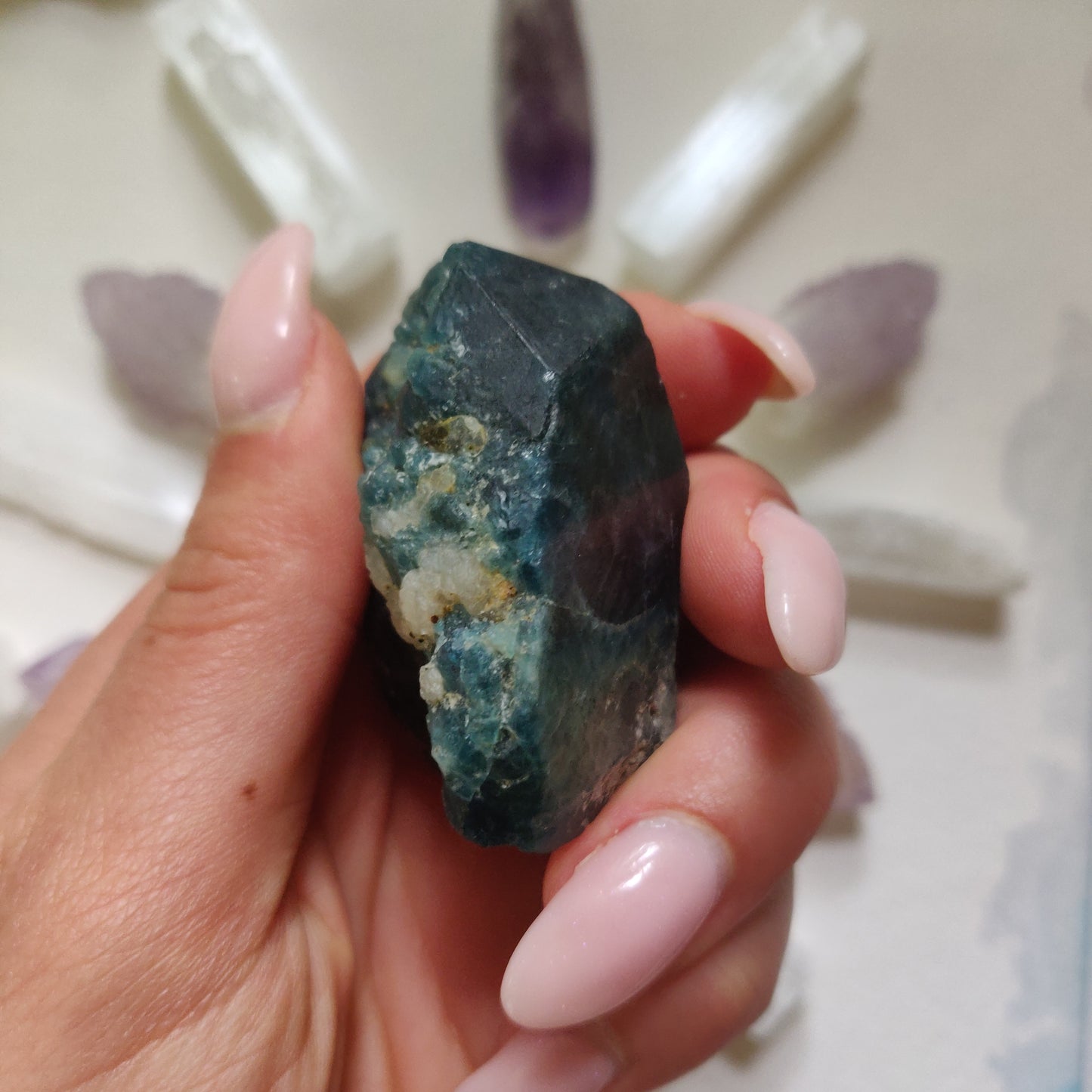 Raw Blue Apatite (#3)