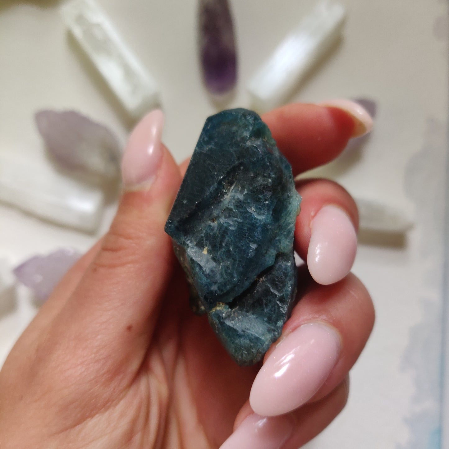 Raw Blue Apatite (#3)