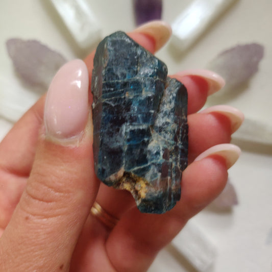 Raw Blue Apatite (#4)