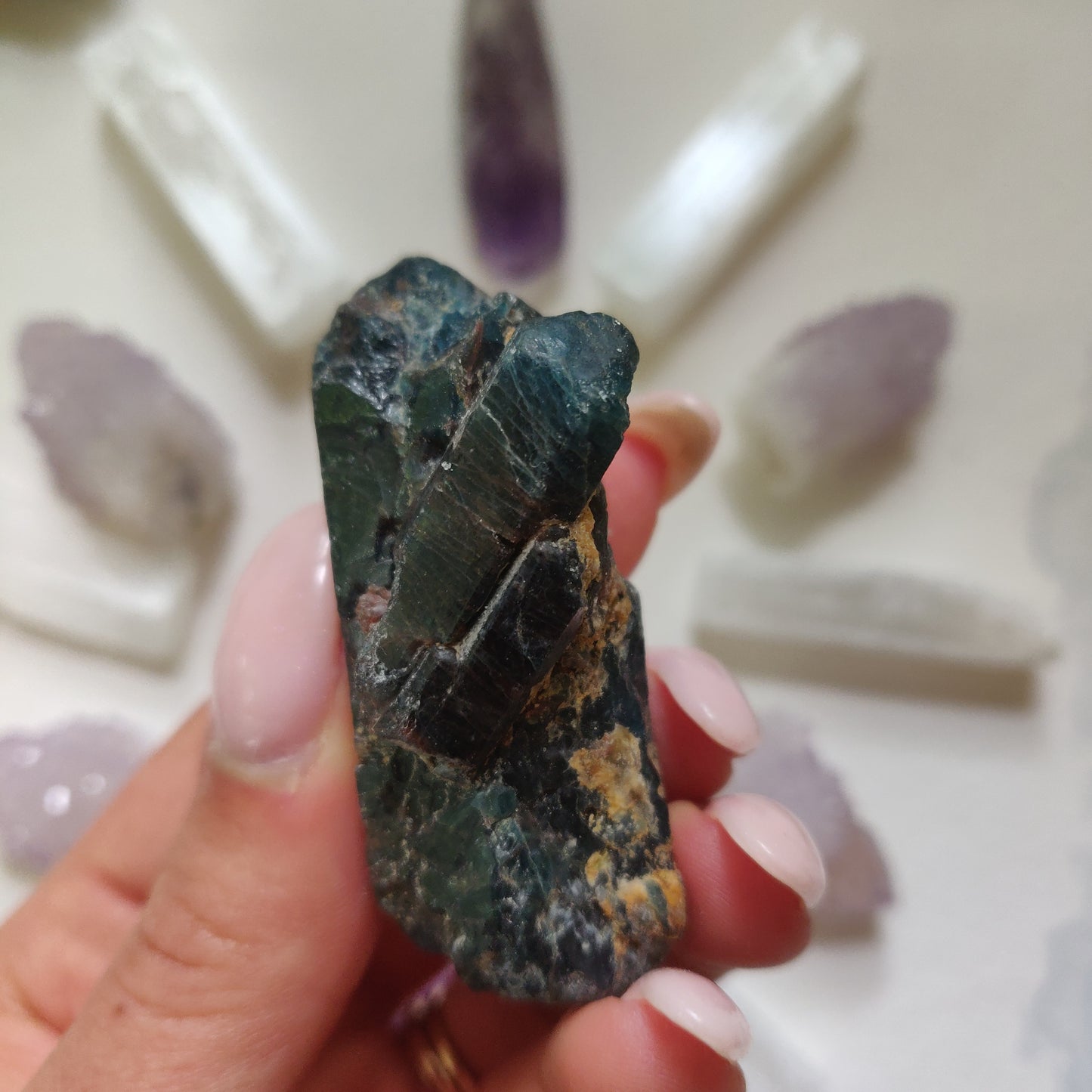 Raw Blue Apatite (#2)