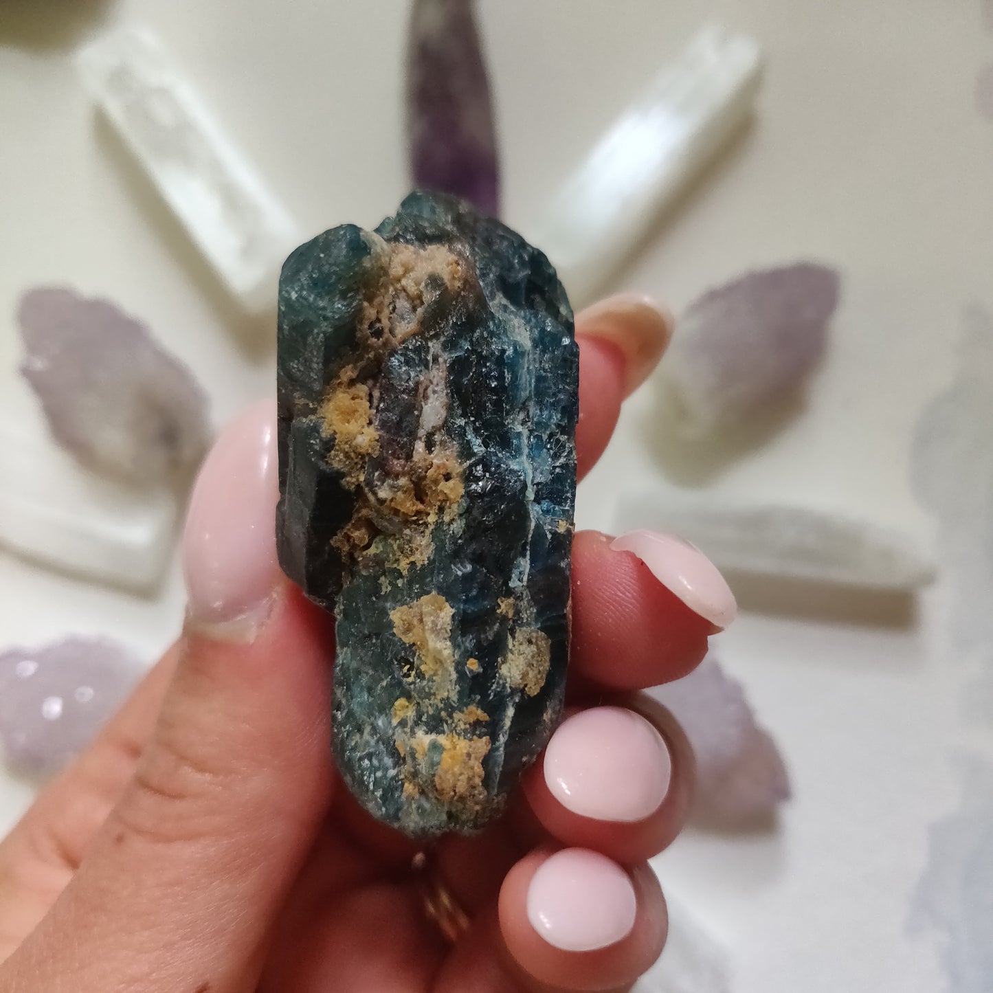 Raw Blue Apatite (#2)