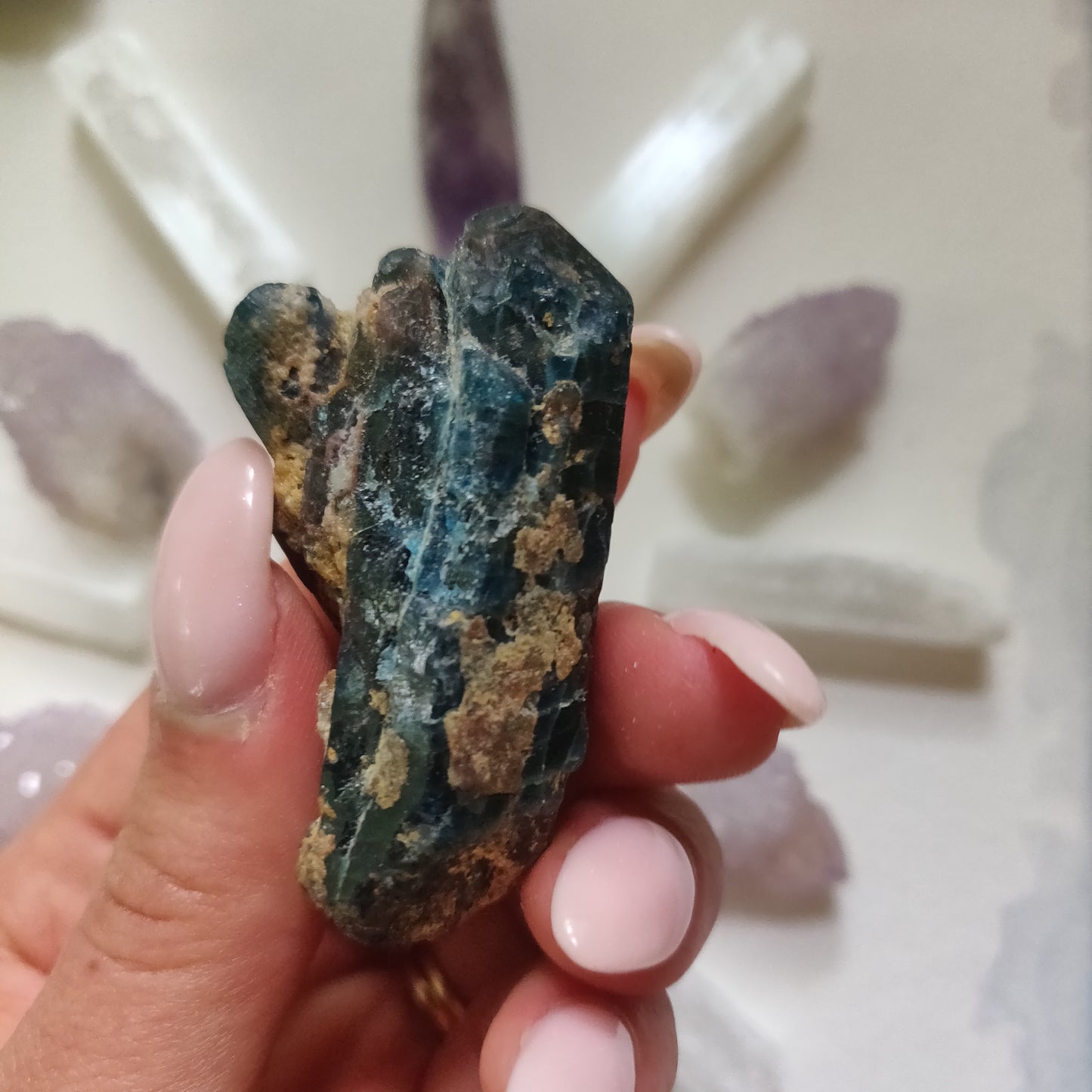 Raw Blue Apatite (#2)