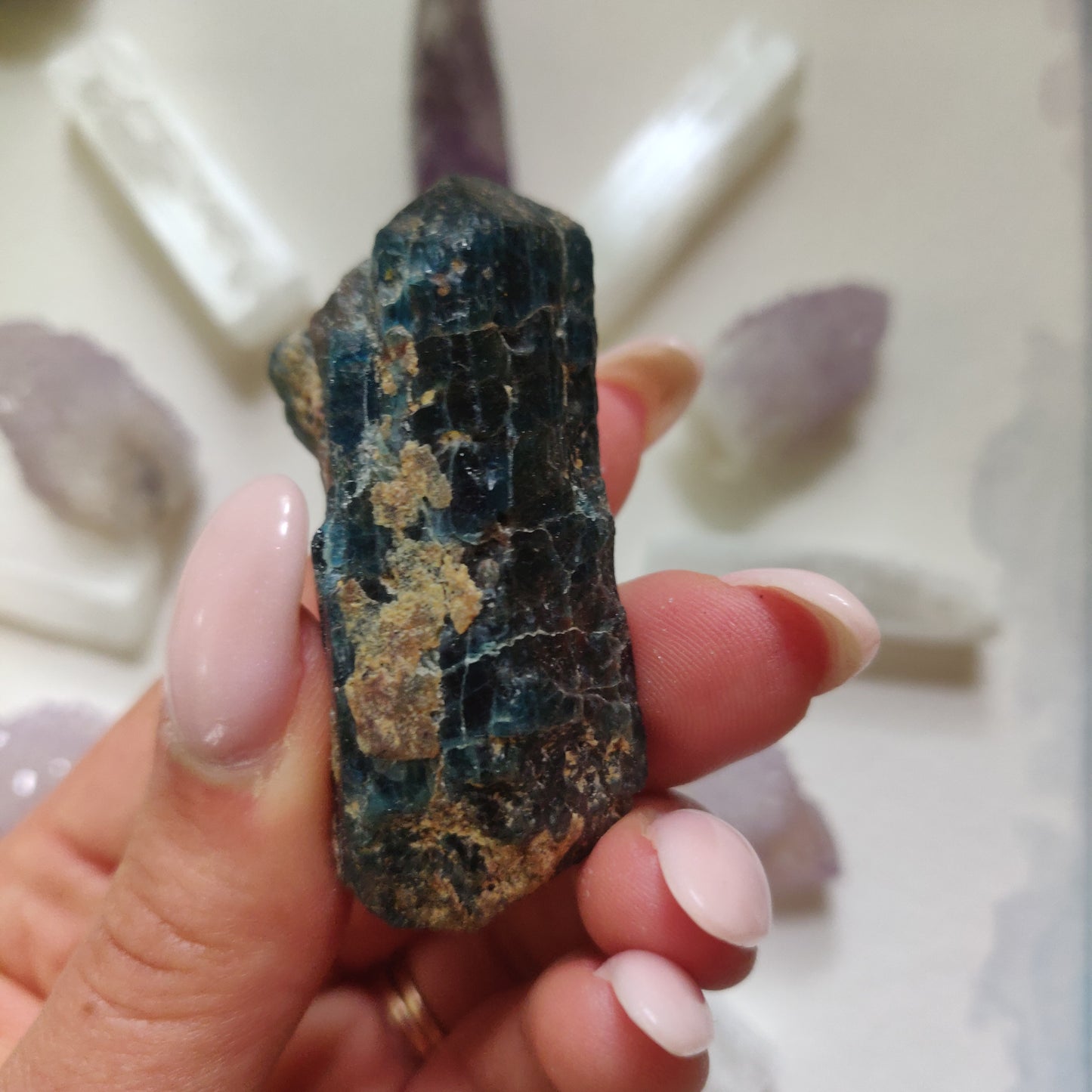 Raw Blue Apatite (#2)