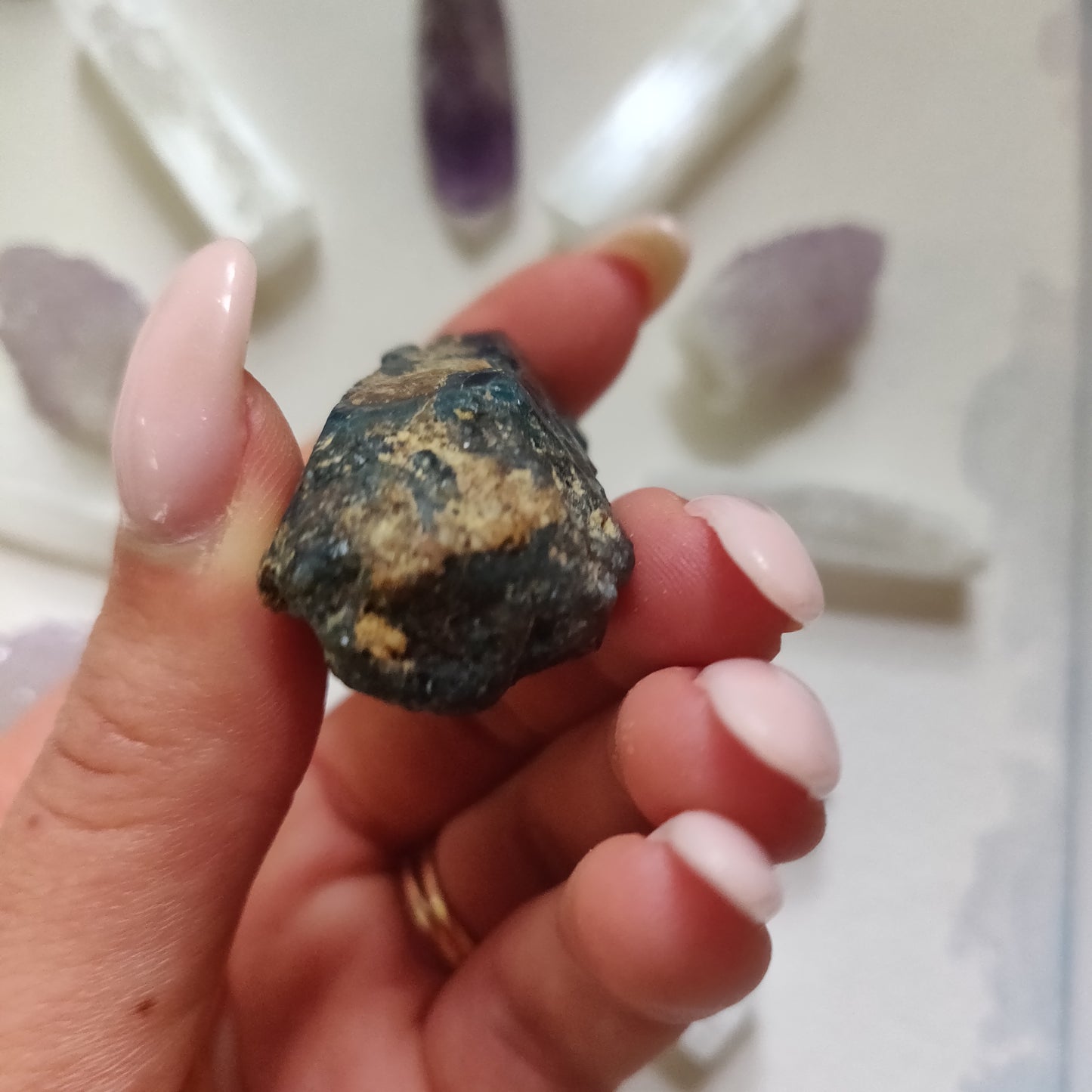 Raw Blue Apatite (#2)