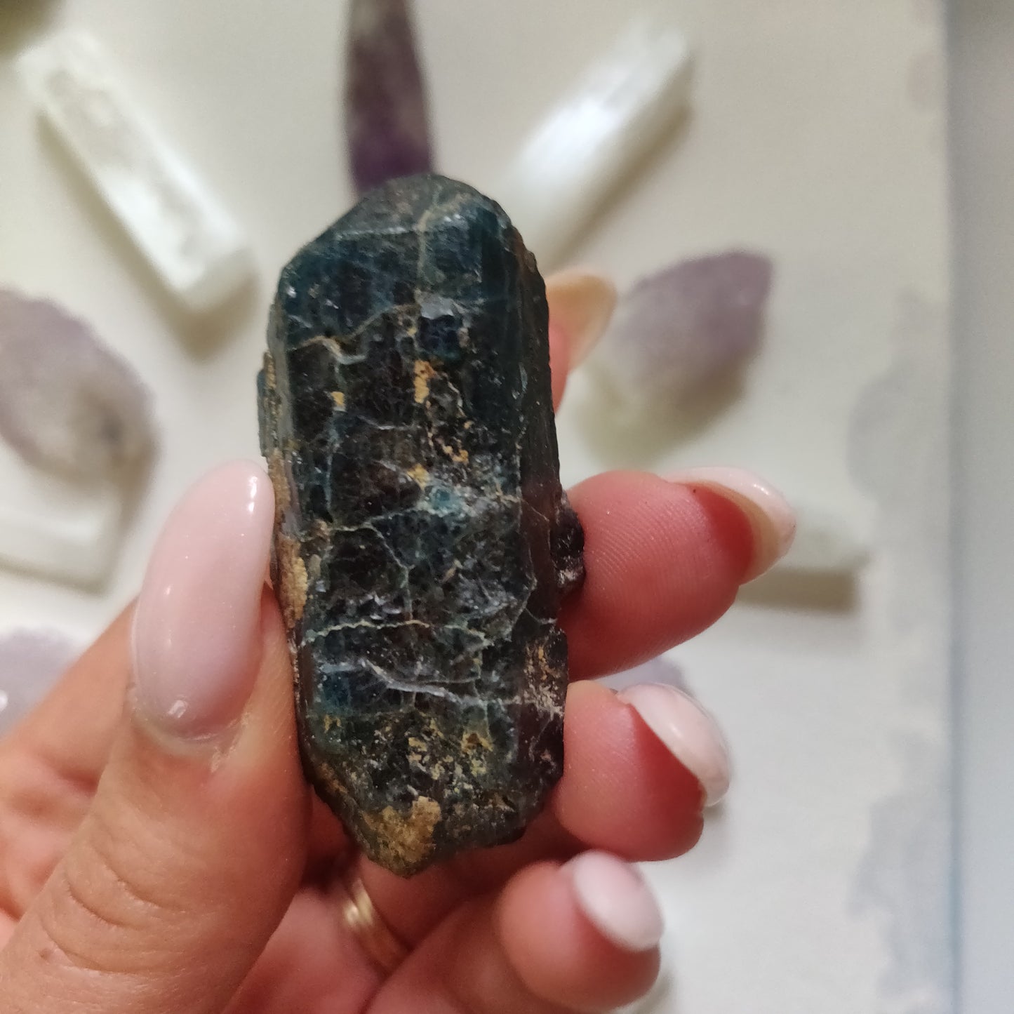 Raw Blue Apatite (#2)
