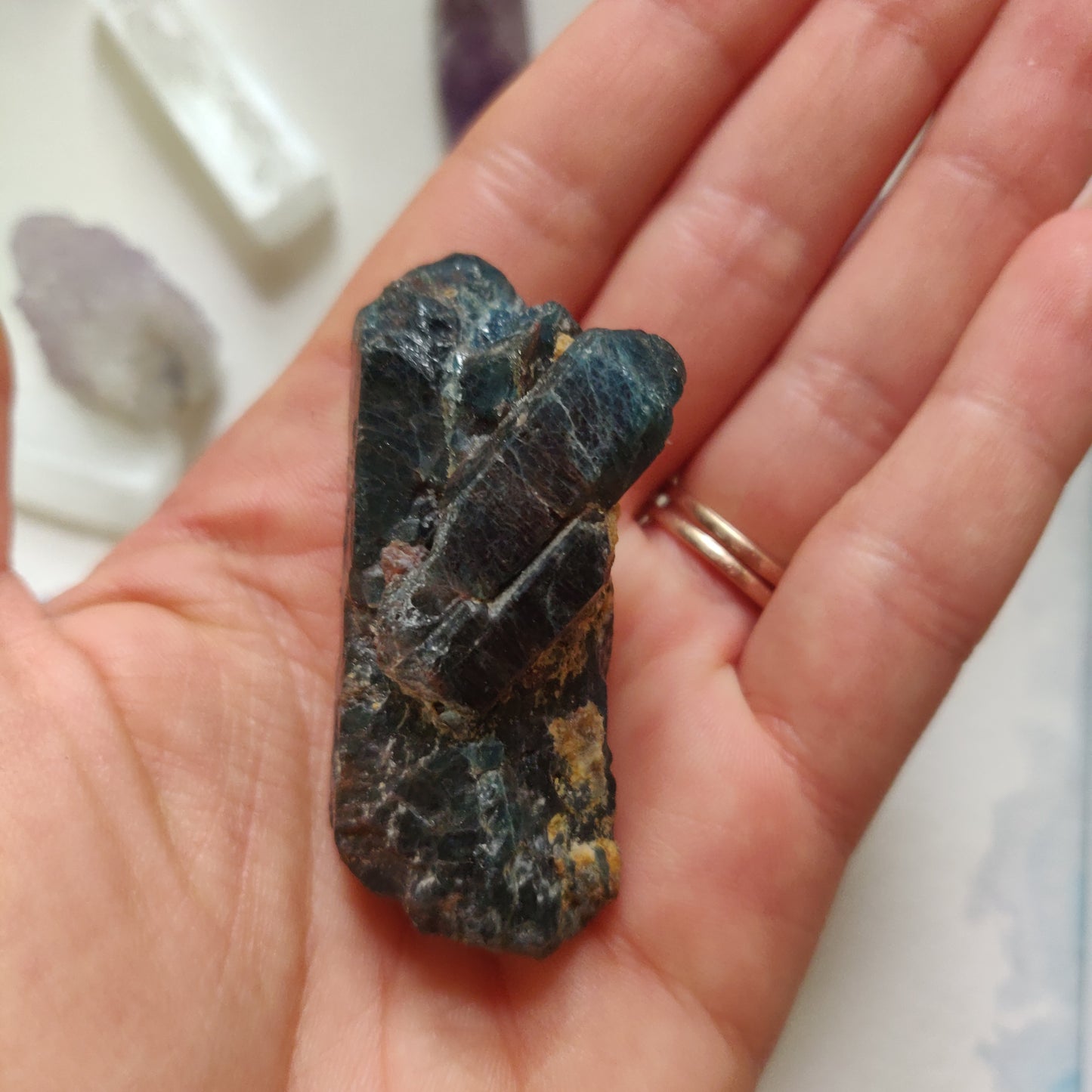 Raw Blue Apatite (#2)