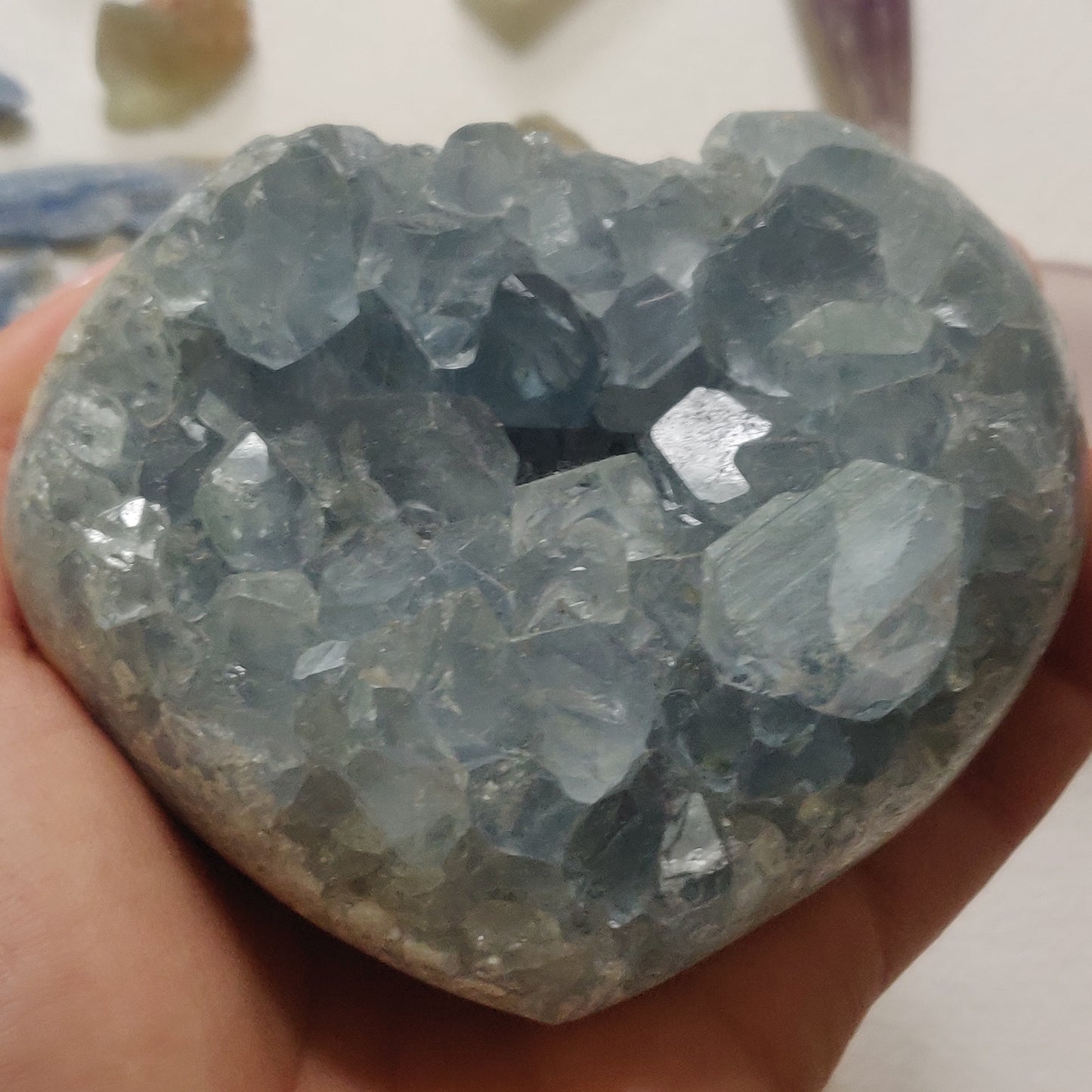 Celestite Heart #2