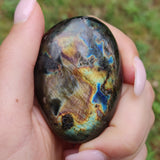 Labradorite Palm Stone (#247)