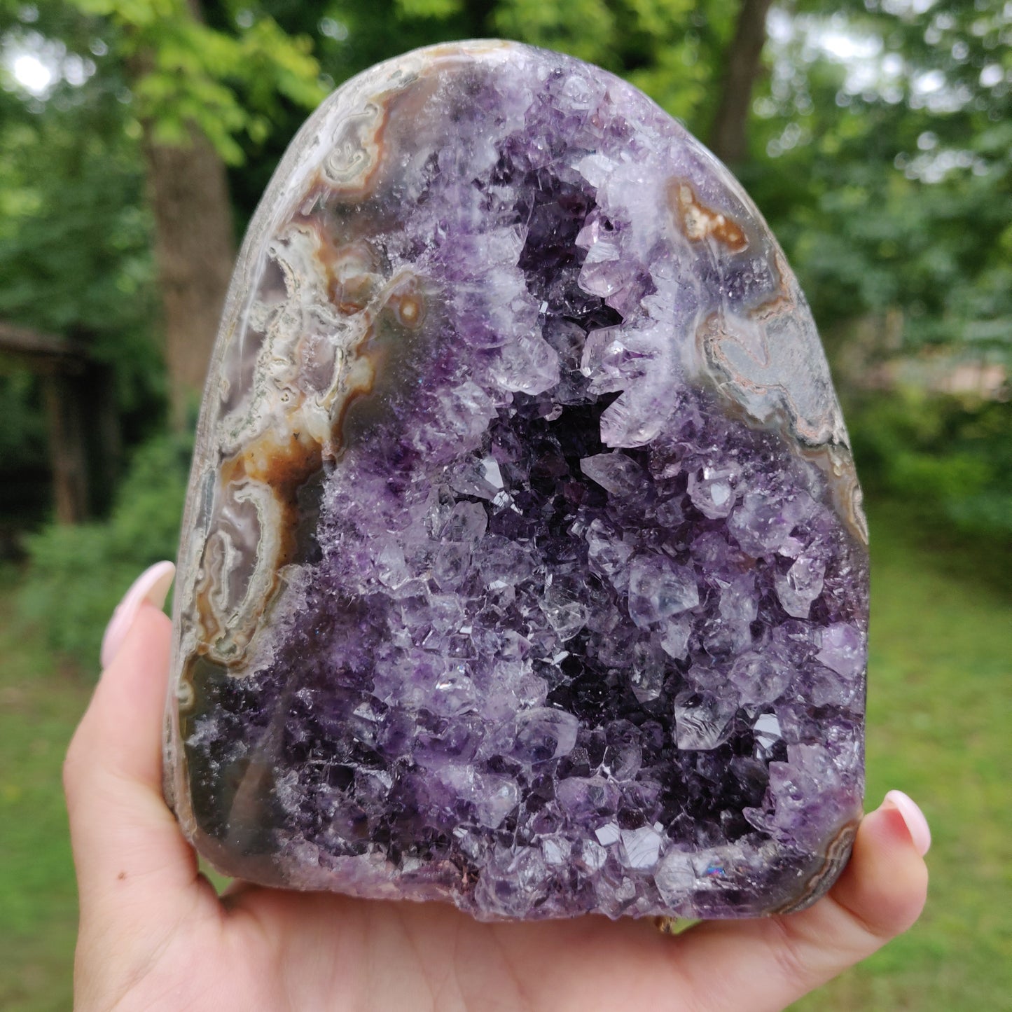 Amethyst Geode Free Form, Polished (#15) - Simply Affinity