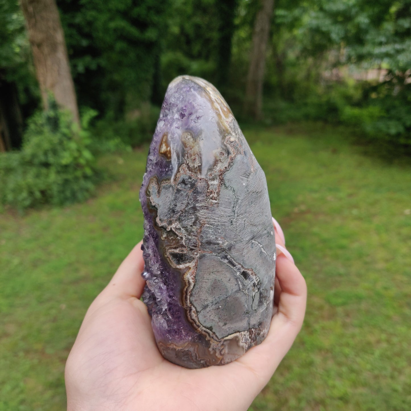 Amethyst Geode Free Form, Polished (#15) - Simply Affinity