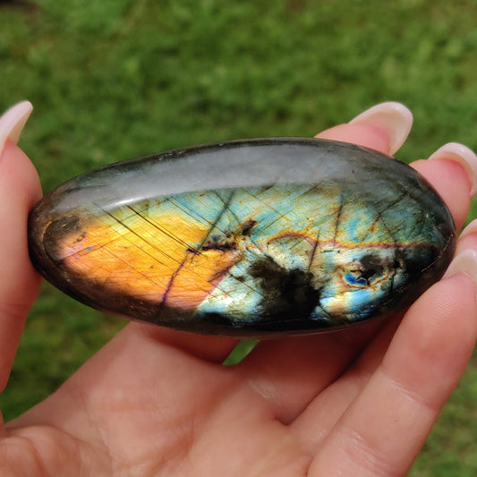 Labradorite Palm Stone (#249)