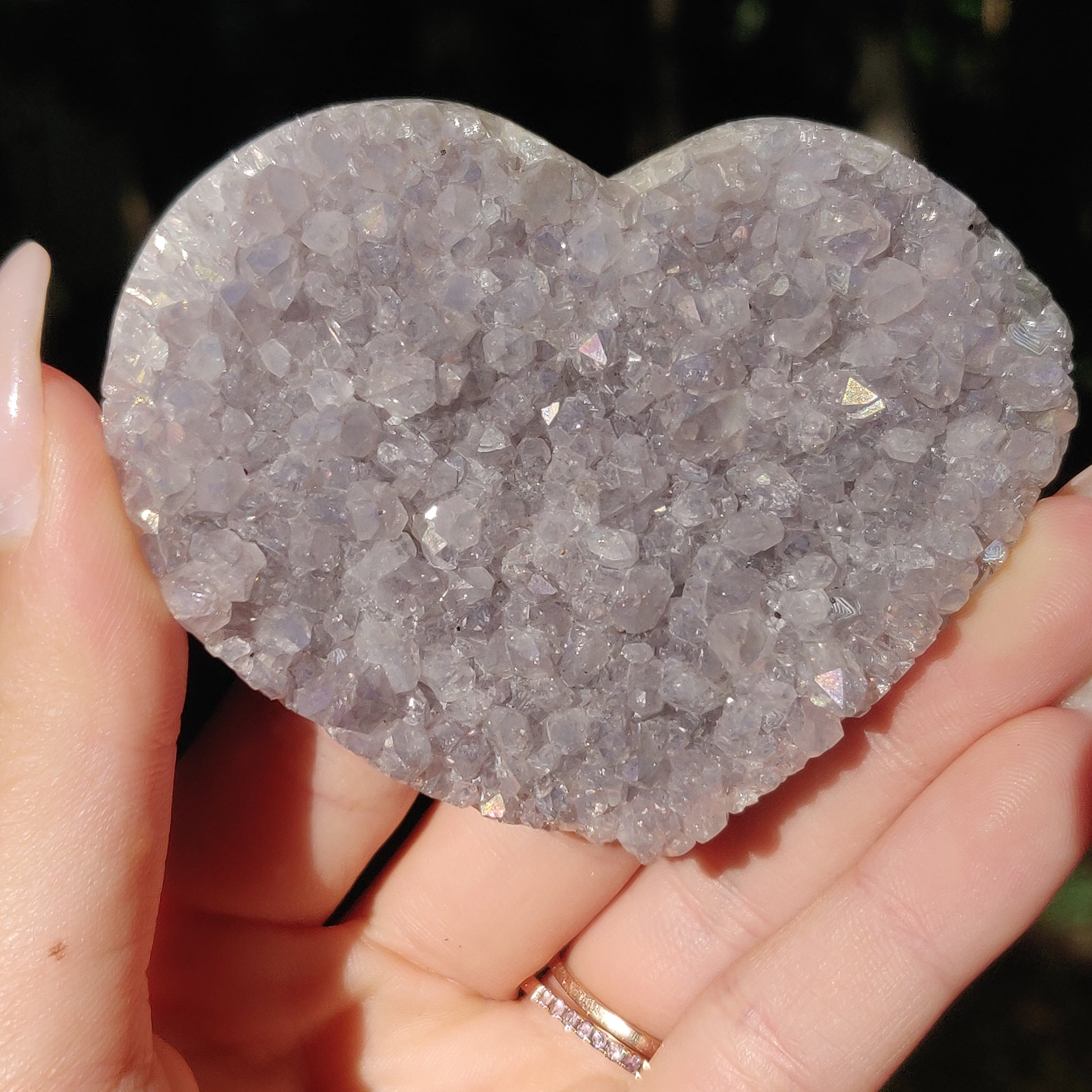 Aura Amethyst Heart (#24) - Simply Affinity