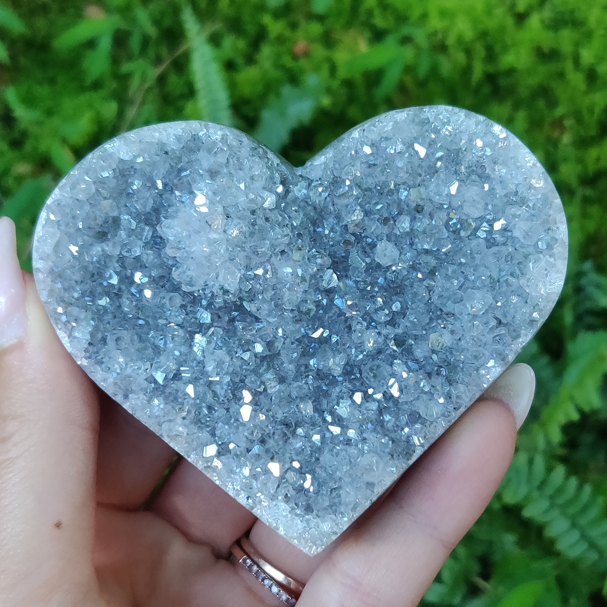 Aura Black Amethyst Heart (#19) - Simply Affinity