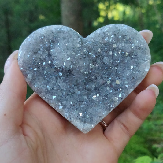 Aura Black Amethyst Heart (#19) - Simply Affinity