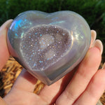 Aura Druzy Agate Heart (#16) - Simply Affinity