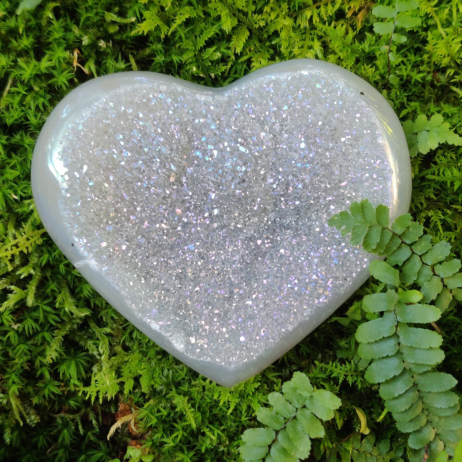 Aura Druzy Agate Heart (#14) - Simply Affinity