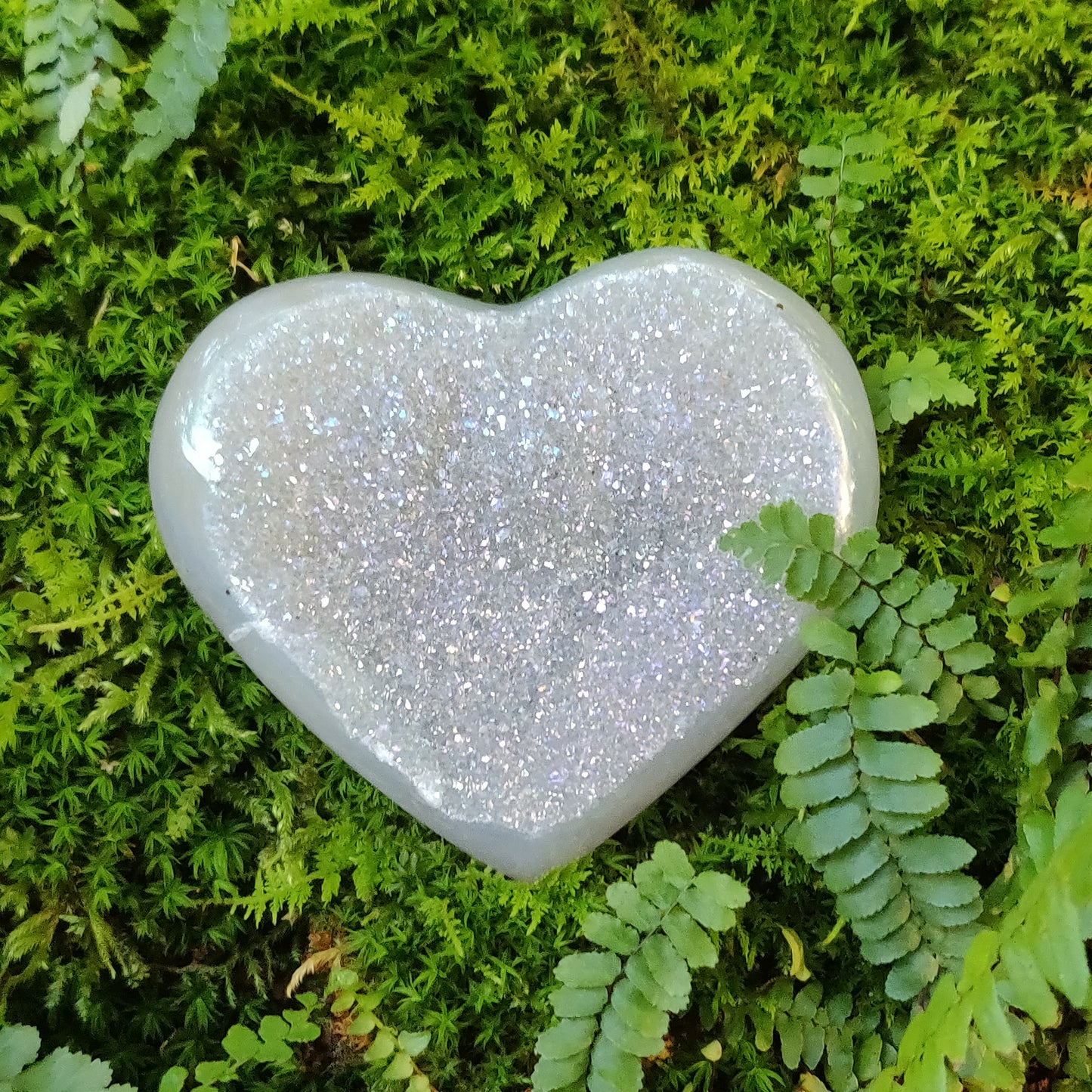 Aura Druzy Agate Heart (#14) - Simply Affinity