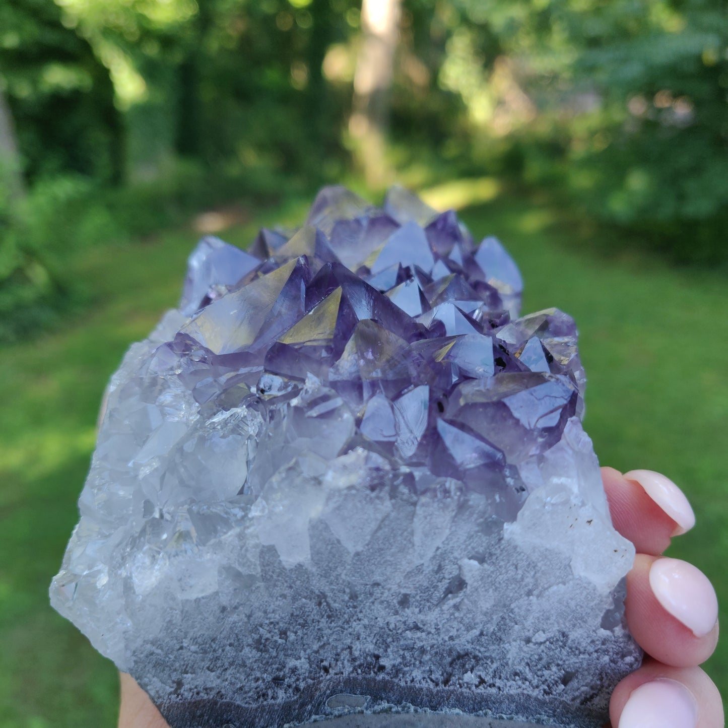 Amethyst Geode Free Form, Cut Base (#35)