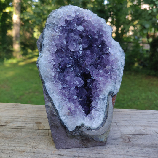 Amethyst Geode Free Form, Cut Base (#34) - Simply Affinity