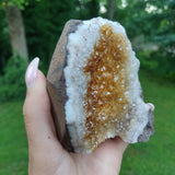 Citrine Geode Free Form, Cut Base (#4) - Simply Affinity