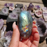 Labradorite Palm Stone (#87)