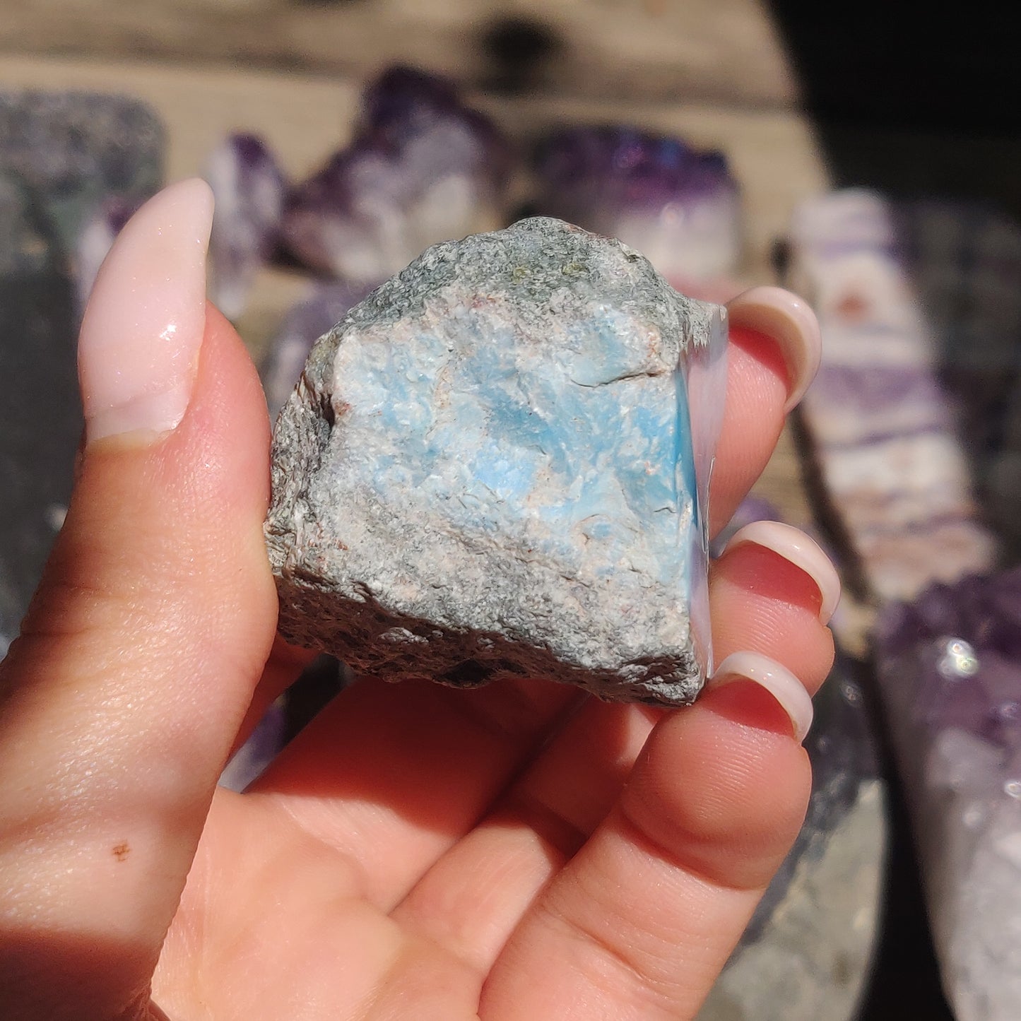 Polished Larimar Slab (#14)