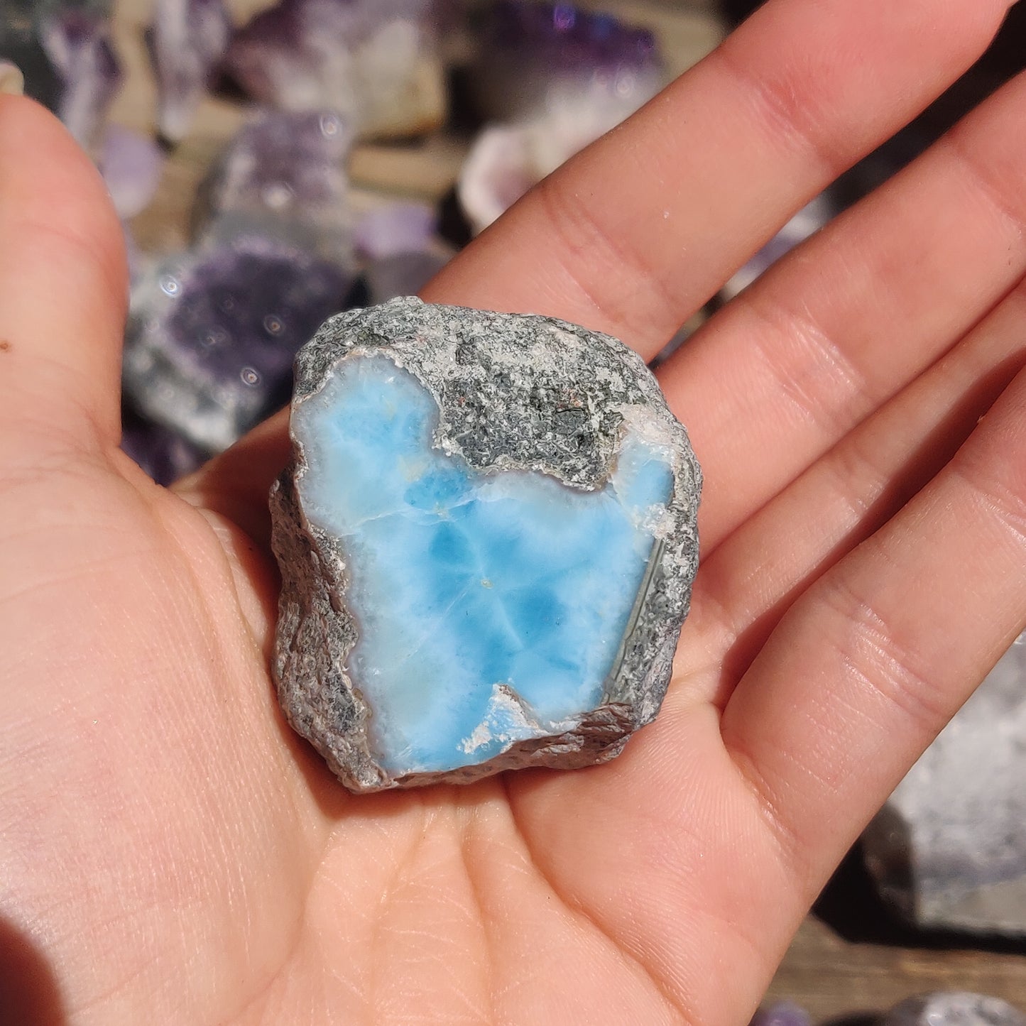Polished Larimar Slab (#14)