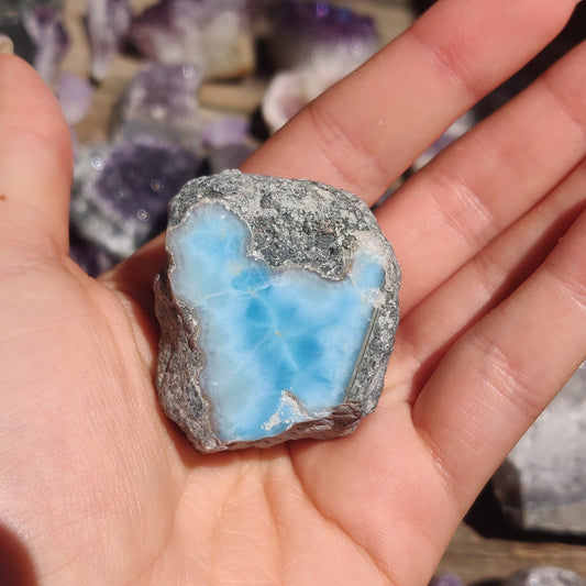 Polished Larimar Slab (#14)