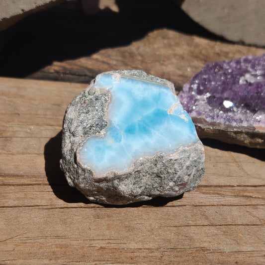 Polished Larimar Slab (#14)