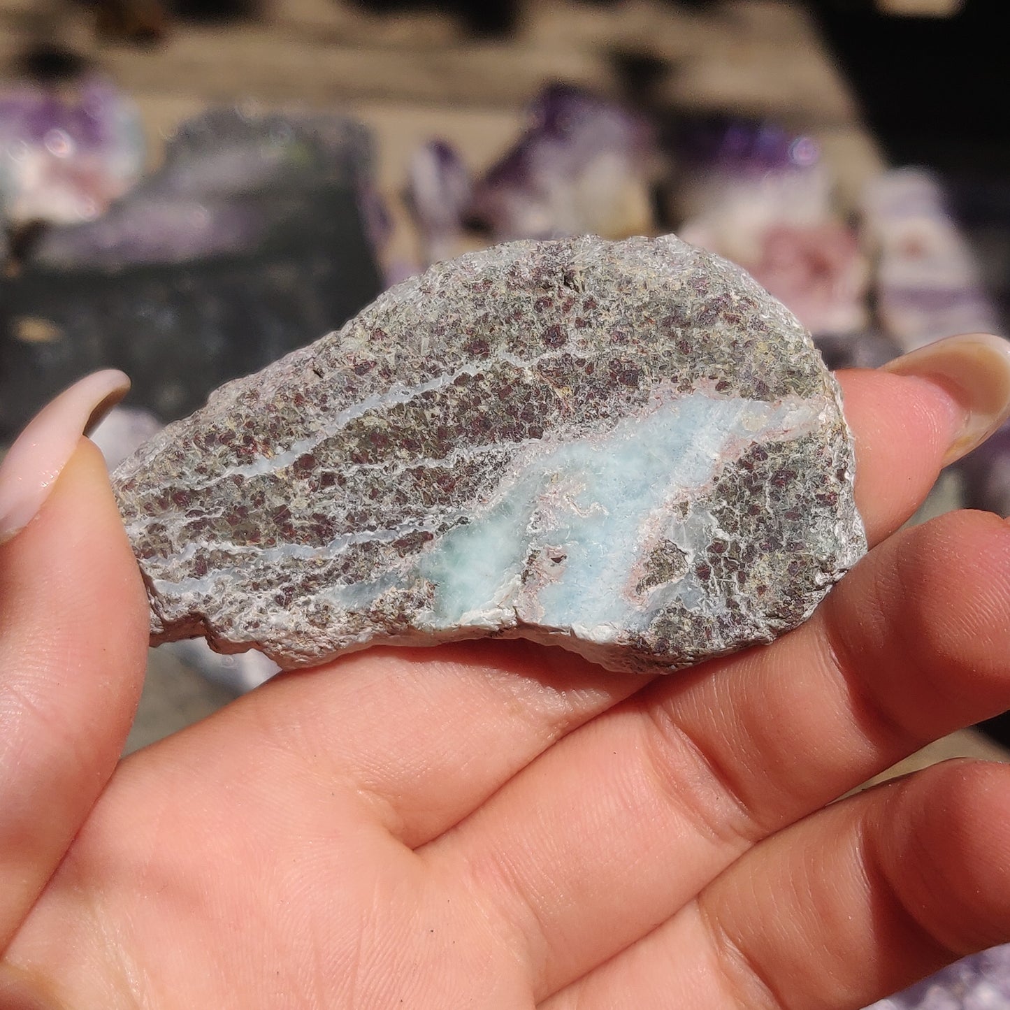 Polished Larimar Slab (#15)
