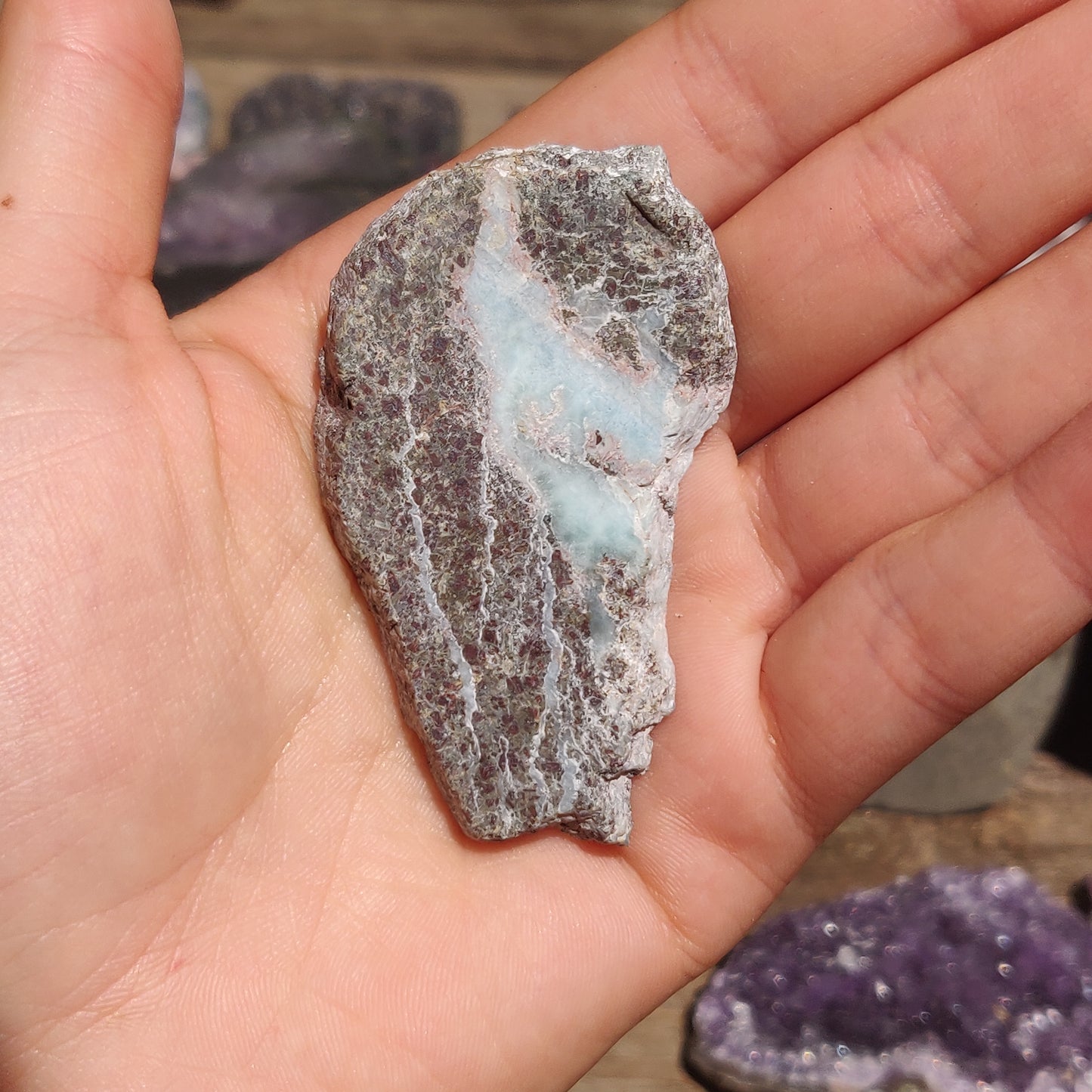 Polished Larimar Slab (#15)